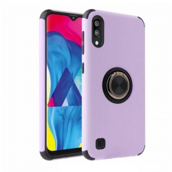 Samsung Galaxy A10 Magnetic Ring Holder Cover Purple